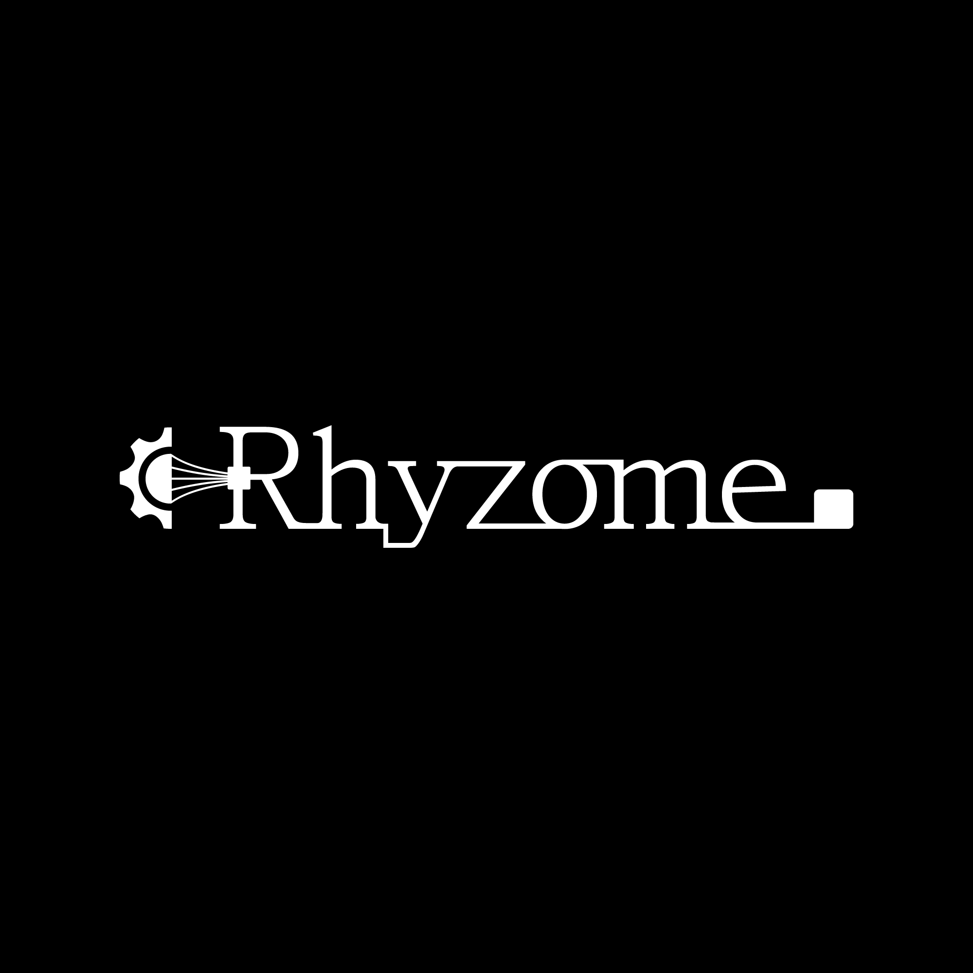 Rhyzome Black Logo